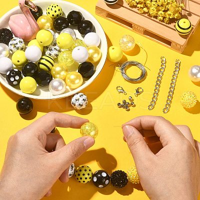 Opaque Acrylic Beads Set MACR-CJC0001-13A-02-1
