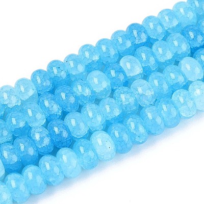 Glass Beads Strands GLAA-N059-5x8mm-06-1