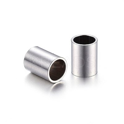 Tarnish Resistant 304 Stainless Steel Tube Beads STAS-O107-07P-E-1
