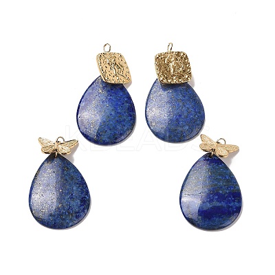Natural Lapis Lazuli Pendants G-H279-01G-1