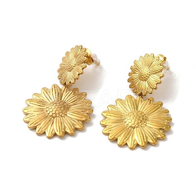 304 Stainlee Steel Studs Earring EJEW-Z045-05G-1