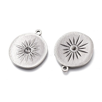 304 Stainless Steel Pendants STAS-F263-16AS-1
