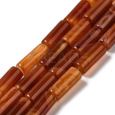 Natural Agate Beads Strands G-H295-E01-05-1