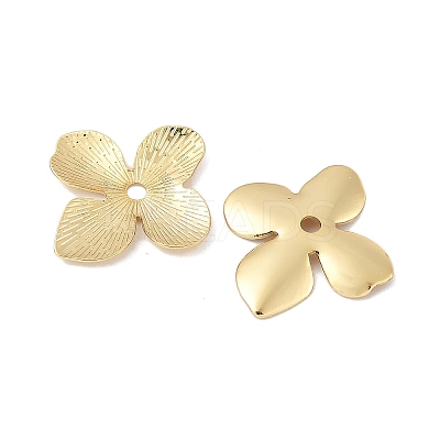 Brass Bead Caps KK-V015-02G-01-1