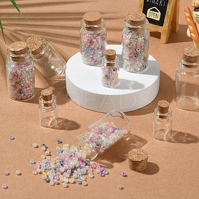 30Pcs 3 Styles Mini Cute Small Glass Jar Glass Bottles AJEW-YW0001-45-1