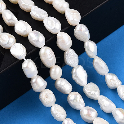 Natural Cultured Freshwater Pearl Beads Strands X1-PEAR-N014-06B-1