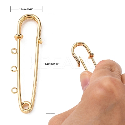 Iron Brooch Findings X-KK-S345-025-1-1