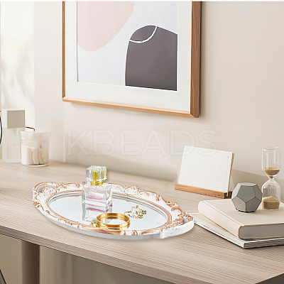 Glass Mirror Jewelry Plates AJEW-WH0695-058B-1