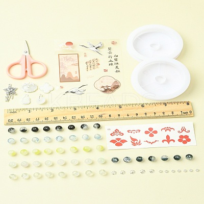 DIY Lampwork Beaded Bracelet Making Kit DIY-FZC0001-01C-1