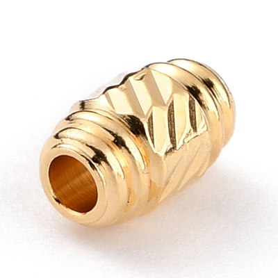 Brass Spacer Beads KK-O133-208-G-1