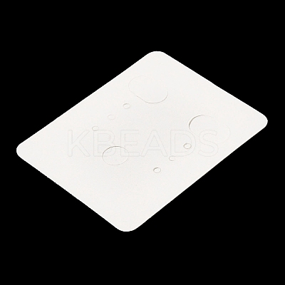 50Pcs Rectangle Paper Earring Display Cards CDIS-M008-01A-1