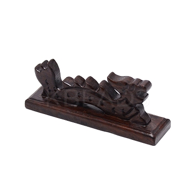 Dragon Wood Brush Holder AJEW-WH0029-02-1