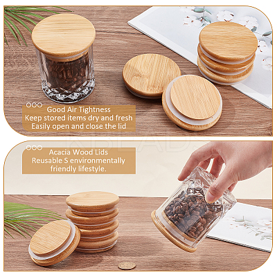 Bamboo Bottle Caps LS-AJEW-WH0270-206-1