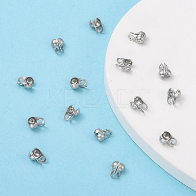 Tarnish Resistant 304 Stainless Steel Bead Tips X-STAS-R063-22-1