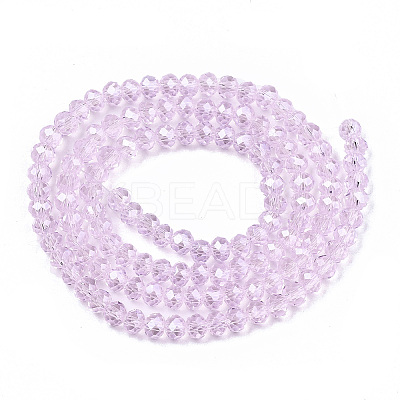 Electroplate Glass Beads Strands EGLA-A044-T6mm-A10-1