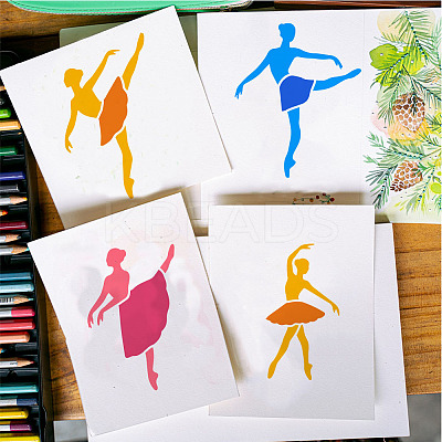 3Pcs 3 Styles Ethnic Style PET Hollow Out Drawing Painting Stencils DIY-WH0394-0704-1