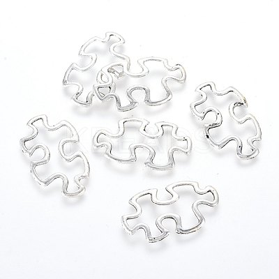 Tibetan Style Alloy Linking Rings TIBE-3558-AS-LF-1