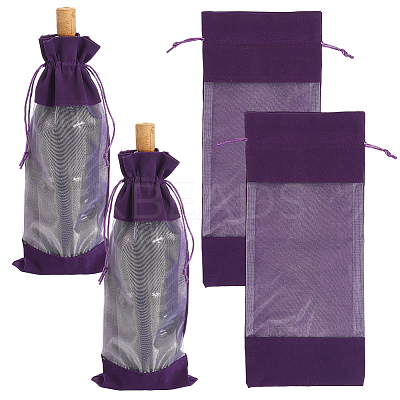 Velvet Wine Bottle Packing Pouches ABAG-WH20013-11F-1