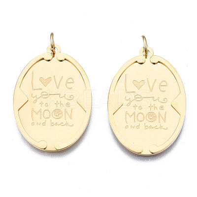 316 Surgical Stainless Steel Pendants STAS-N097-013-1