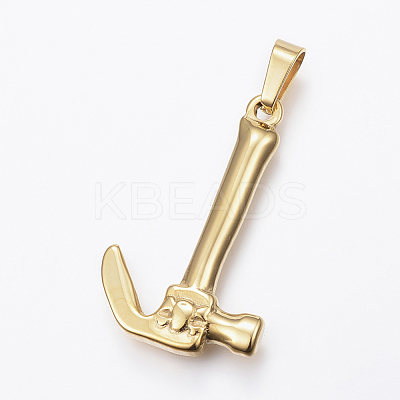 Ion Plating(IP) 304 Stainless Steel Pendants STAS-K162-017G-1