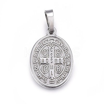 Non-Tarnish 201 Stainless Steel Pendants STAS-F177-05P-1