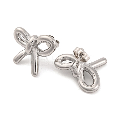 Non-Tarnish 304 Stainless Steel Stud Earrings for Women LS-EJEW-Z057-09P-1