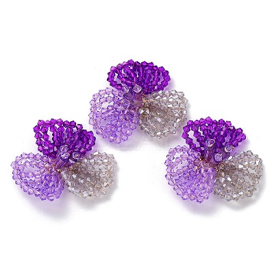Glass Beaded Cabochons FIND-G058-03C-1