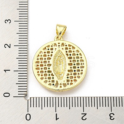 Brass with Cubic Zirconia Pendants FIND-Z023-09A-02-1