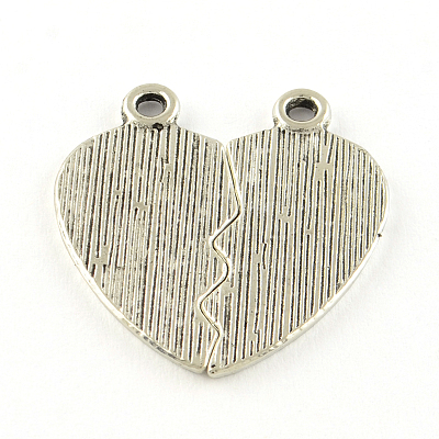 Tibetan Style Alloy Split Pendants TIBE-Q050-201AS-LF-1