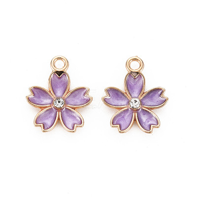 Alloy Enamel Pendants ENAM-S121-052E-1