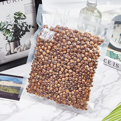 900Pcs 3 Style Round Natural Wood Beads WOOD-OC0001-95-1