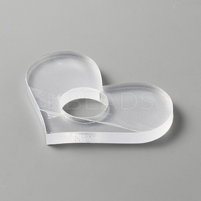 Transparent Acrylic Thumb Bookmark OFST-WH0002-14B-1