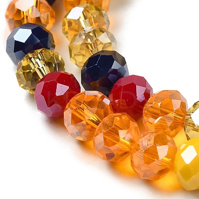 Glass Beads Strands EGLA-A034-M8mm-47-1
