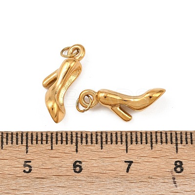 304 Stainless Steel Charms STAS-G364-10G-1