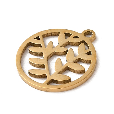 201 Stainless Steel Pendants STAS-E211-01G-1