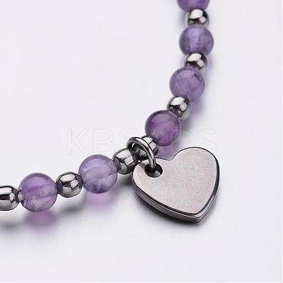 304 Stainless Steel Charm Bracelets BJEW-JB02462-1