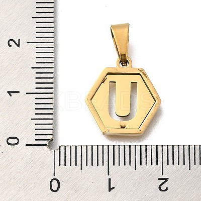 304 Stainless Steel Charms STAS-H227-01G-U-1