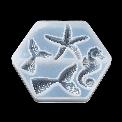 Sea Animal Ornament DIY Silicone Molds DIY-P078-03B-1