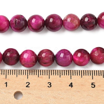 Grade AB Natural Tiger Eye Beads Strands LS-G-F591-18-6mm-05-1