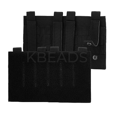 Oxford Cloth Tactical Adhesive Hook and Loop Panels AJEW-WH0816-483C-1