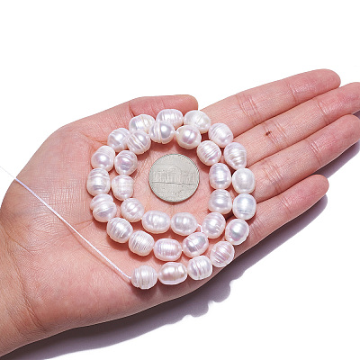 Natural Cultured Freshwater Pearl Beads Strands X-PEAR-N012-09B-1