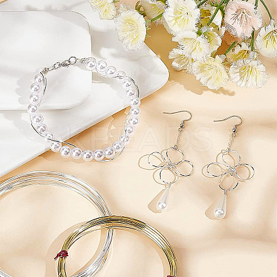 2Pcs 2 Colors Brass Wire FIND-BC0003-77-1