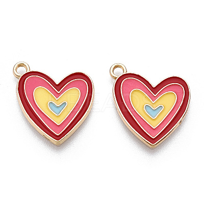 Alloy Enamel Pendants LS-ENAM-T009-64-RS-1