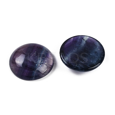Natural Colorful Fluorite Cabochons G-I370-06C-1