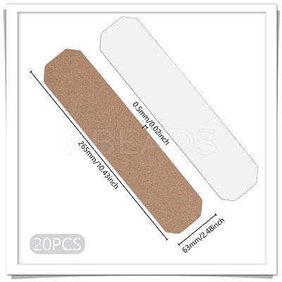 Paper Hat Shaper Insert for Baseball Caps FIND-WH0172-60B-1