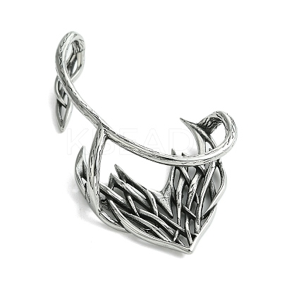 316 Surgical Stainless Steel Cuff Earrings EJEW-E300-05AS-02A-1