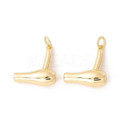 Brass Pendants KK-P217-21G-1