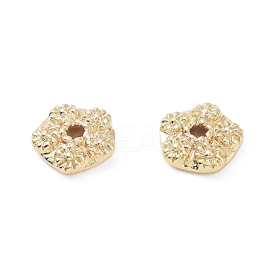 Rack Plating Brass Bead Cap KK-A183-78G-1
