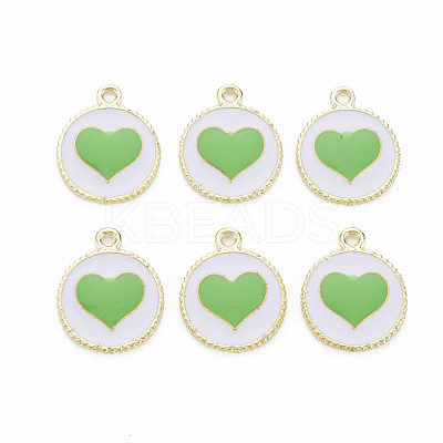 Alloy Enamel Pendants PALLOY-S181-039-NR-1
