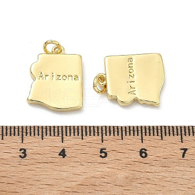 Brass Pendants KK-D229-22R-G-1